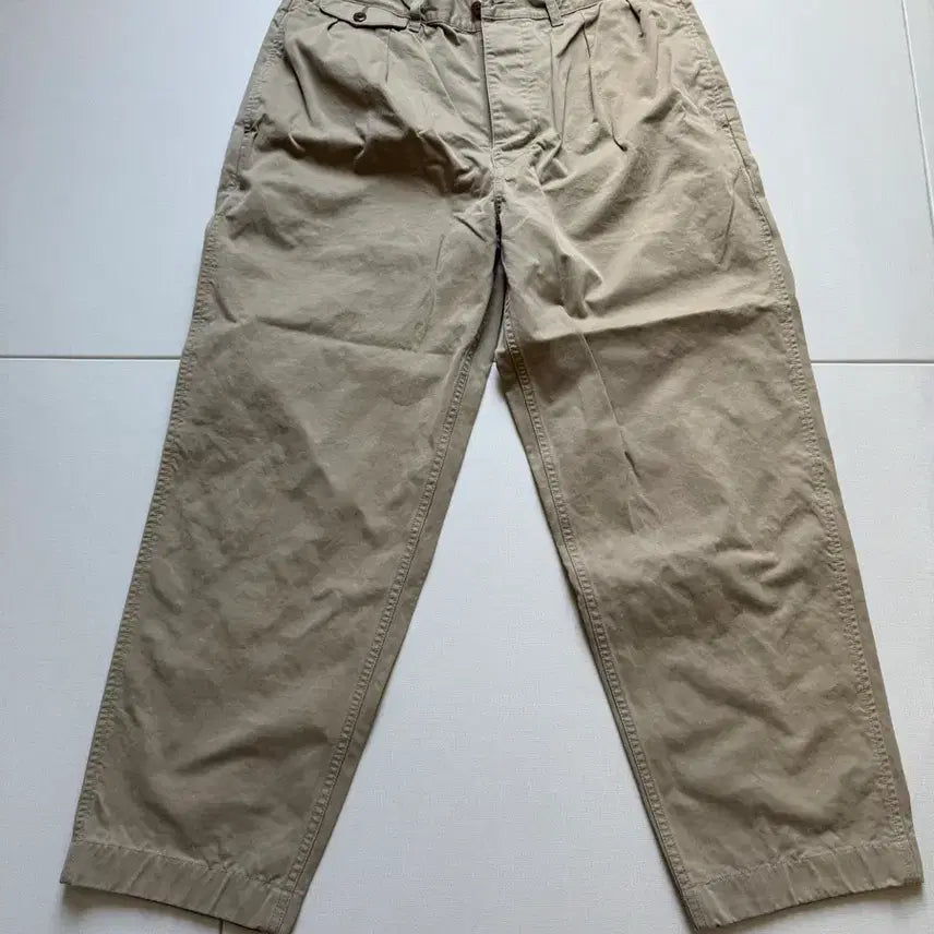 [BUNJANG] Nigel Cabourn Two-Tuck Officer Chino Pants Beige Size 36 / 나이젤카본 투턱 오피서 치노팬츠 36사이즈