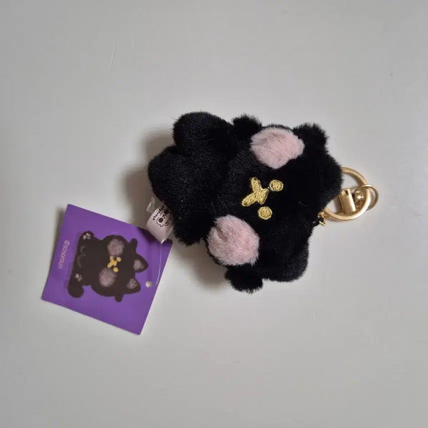 [BUNJANG] Black Cat Keychain Plush / 검정 고양이 키링 인형