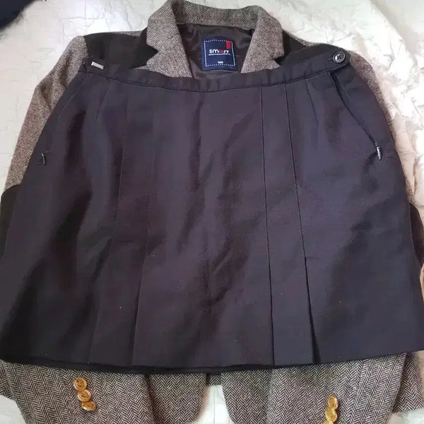 [BUNJANG] Yang Oh Jung School Uniform Jacket & Skirt Set / 양오중 교복 자켓 교복 짧치