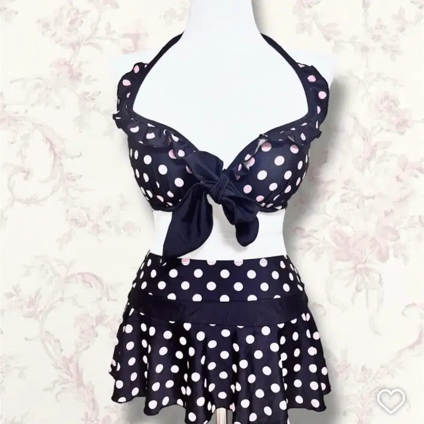 [BUNJANG] Pink Polka Dot Bikini / 도트 비키니 수영복 핑크 히메갸루 라떼 갸루 로걀 빈티지 리즈리사 깔