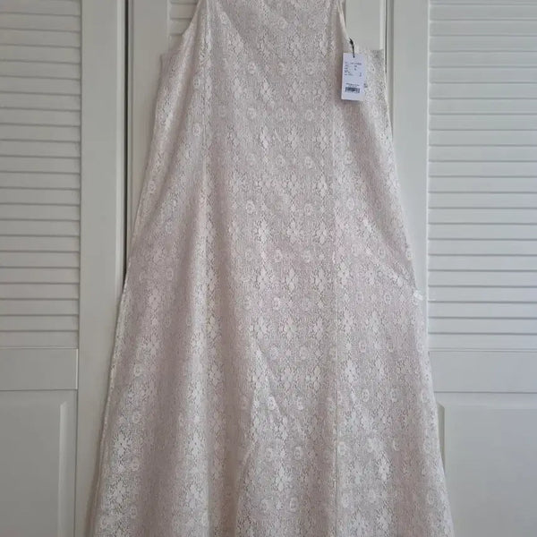 [BUNJANG] Lace Long Dress Medium New / 레이스  롱 원피스 새상품 M