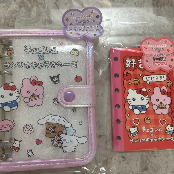 [BUNJANG] Choigoshim Sanrio Collaboration 6-Ring Seal Binder and Pink Inner Pages Set / (바배)최고심 산리오 콜라보 씰바인더 6공 다이어리 , 속지 핑크 세트