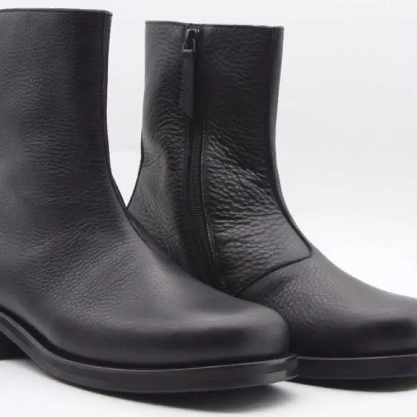 [BUNJANG] Kamion Pebble Leather Chelsea Boots / 카미온 페블 가죽 첼시 부츠