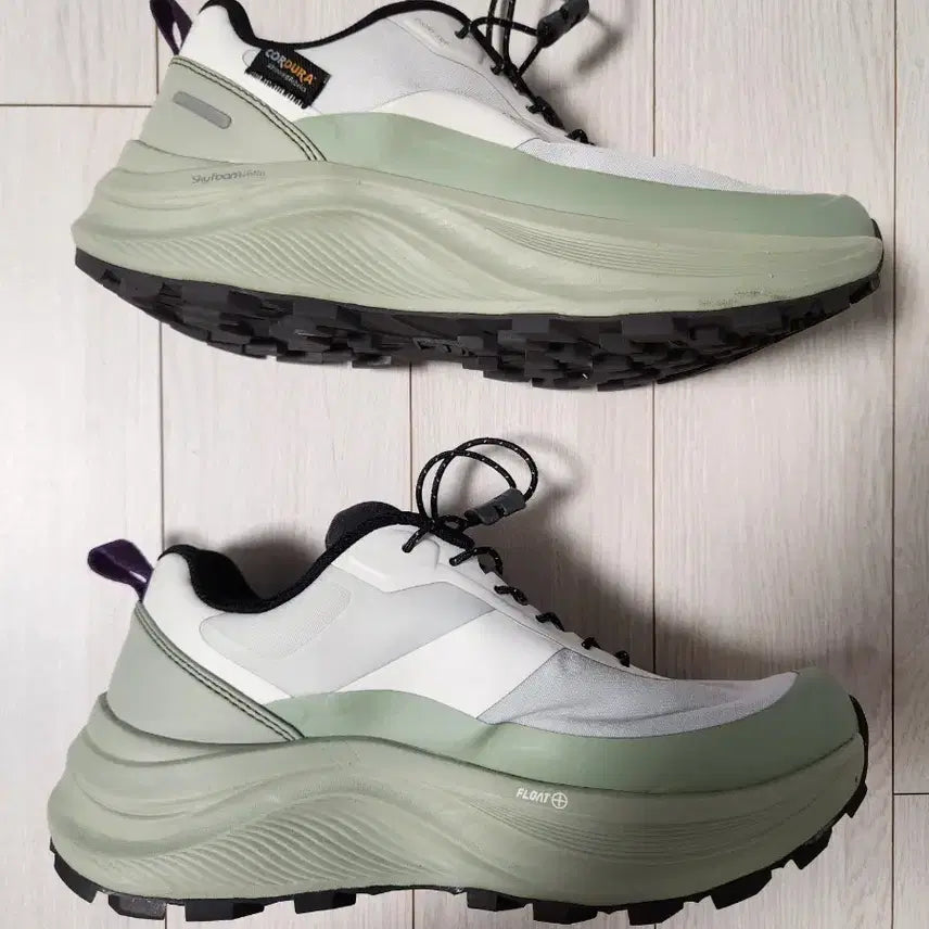 [BUNJANG] Fila Float TR9 2.0 Running Shoes Green White Size 235 / 휠라 운동화 플로트 TR9 2.0 그린 화이트 러닝화 사이즈235스토