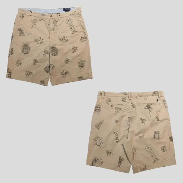 [BUNJANG] Polo Ralph Lauren Classic Fit Chino Twill Cotton Shorts / 폴로랄프로렌 베이지 블랙 네이비포니 일러스트 모노그램 스트레치 클래식핏 아메카지 치노 트윌 코튼팬츠 반바지 하프팬츠 36