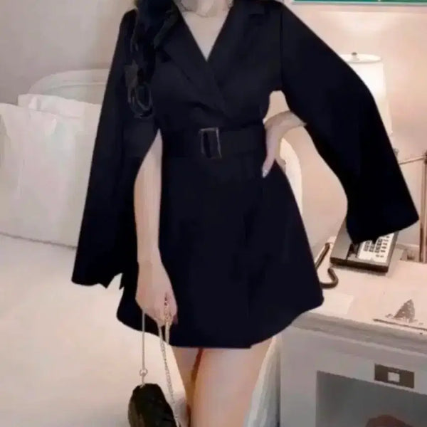 [BUNJANG] GRL Jirekei Style Coat Dress / GRL 그레일 스나계 양산형 지뢰계 코트 원피스 다리치