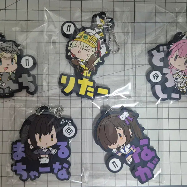 [BUNJANG] N Choice Rubber Mascot Keyring Set (Dorothy, Centi, Rapi, Marciana, Naga) / 니케 러버 마스코트 키링 열쇠고리 (도로시,센티,리타,마르차나,나가)