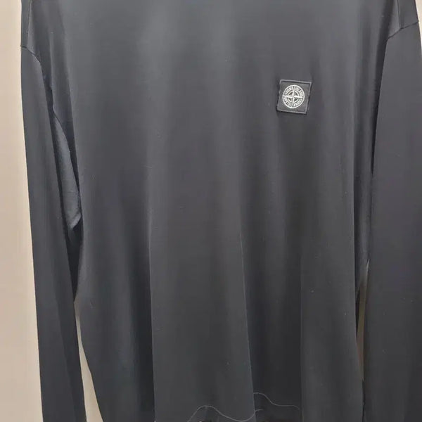 [BUNJANG] Stone Island Black Badge Long Sleeve T-Shirt / 스톤아일랜드 블랙 와펜 티셔츠