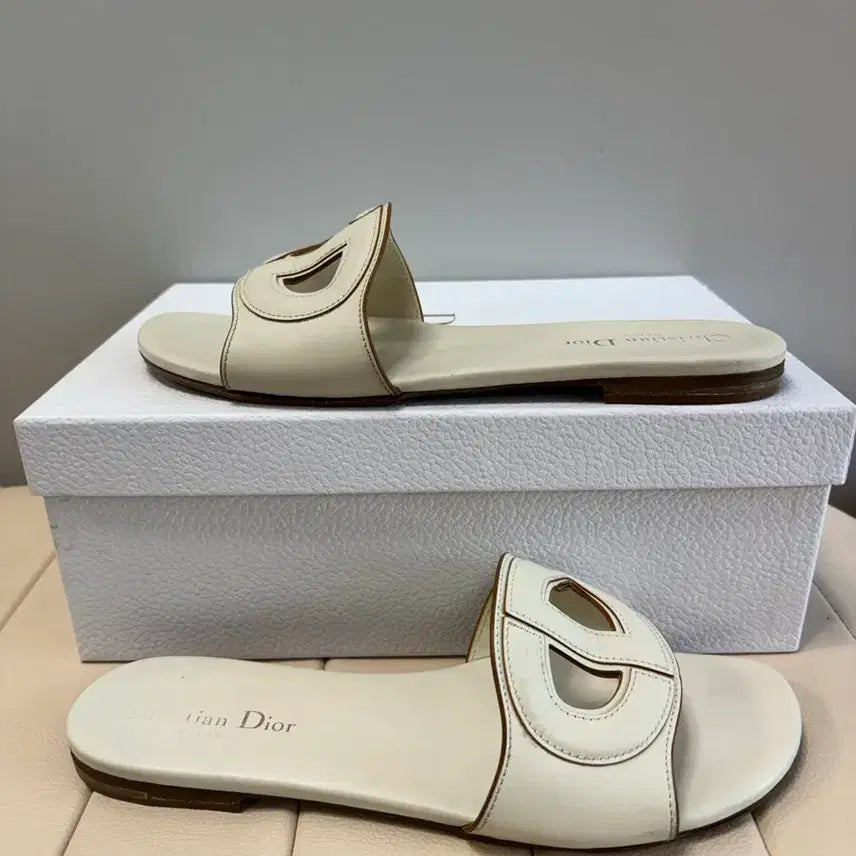 [BUNJANG] Dior D-Club Slides / 40.5/255)디올 디클럽 슬리퍼