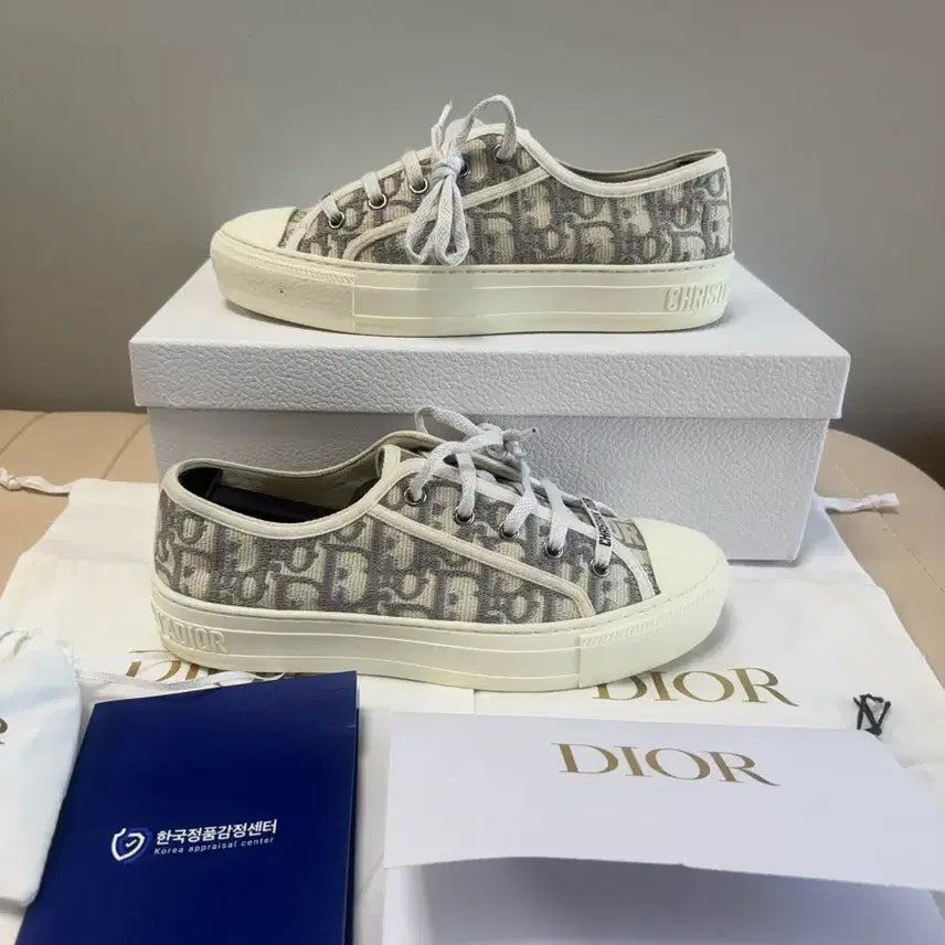 [BUNJANG] Dior Walk'n'Dior Sneakers / 37.5/245)디올 워크앤디올 스니커즈