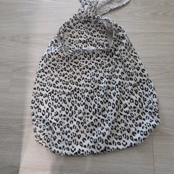 [BUNJANG] Leopard Pattern Eco Bag / 레오파드 패턴 에코백 가방