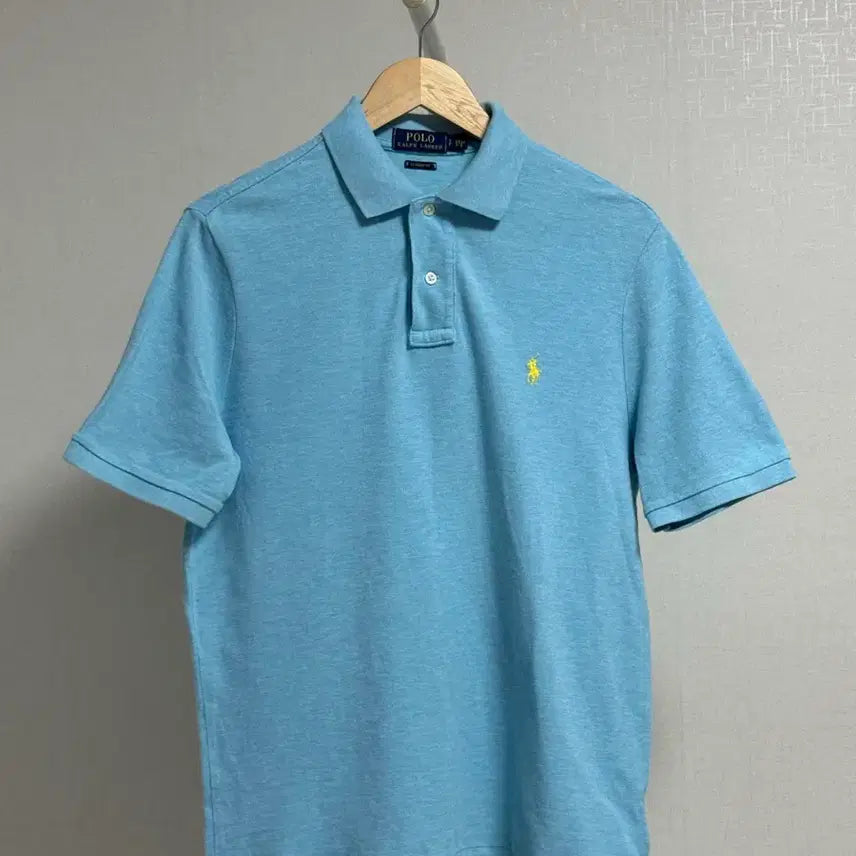 [BUNJANG] Polo Ralph Lauren Short Sleeve Polo Shirt Sky Blue / (S)폴로 랄프로렌 반팔 카라티 스카이블루