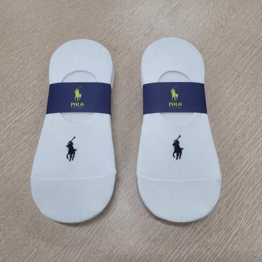 [BUNJANG] Polo White Men's Ankle Socks 10 Pairs / 폴로 흰색 남자덧신 양말 10켤례