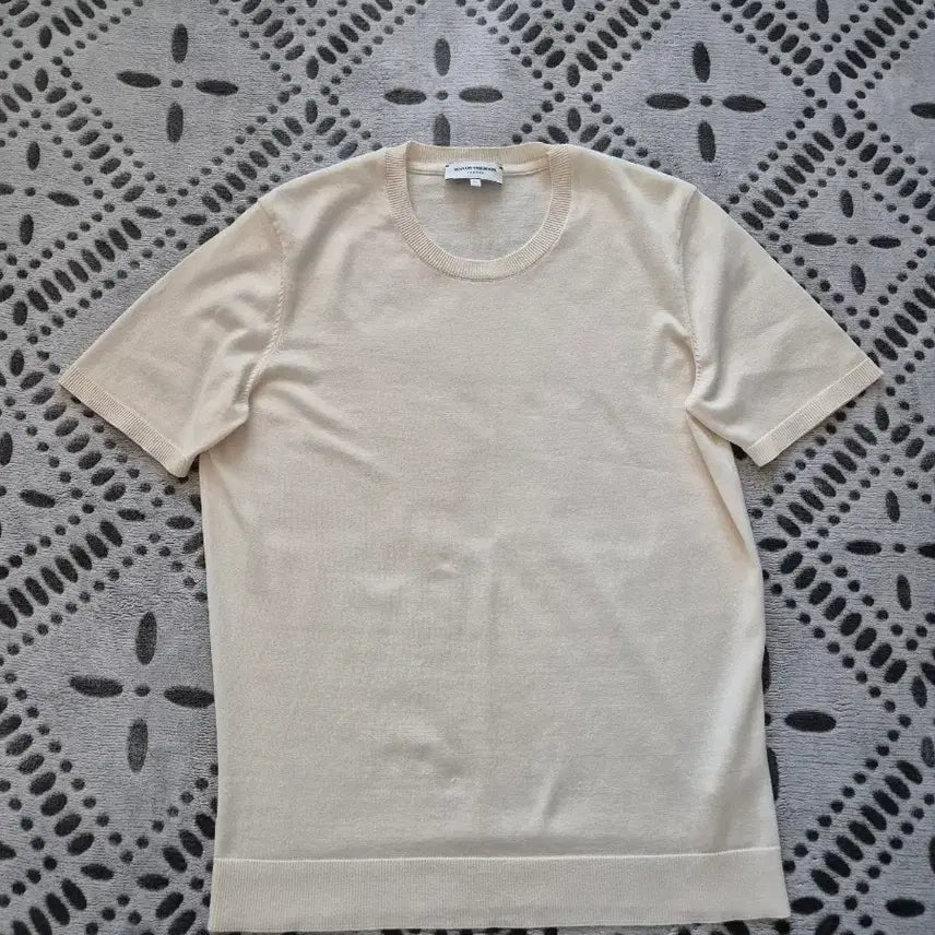 [BUNJANG] MAN ON THE BLOND Knit Short Sleeve T-Shirt M / 맨온더분 니트 반팔티