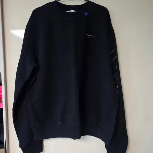 [BUNJANG] Off-White Main Label Sweatshirt / 오프화이트  맨투맨 정품 팔아요~