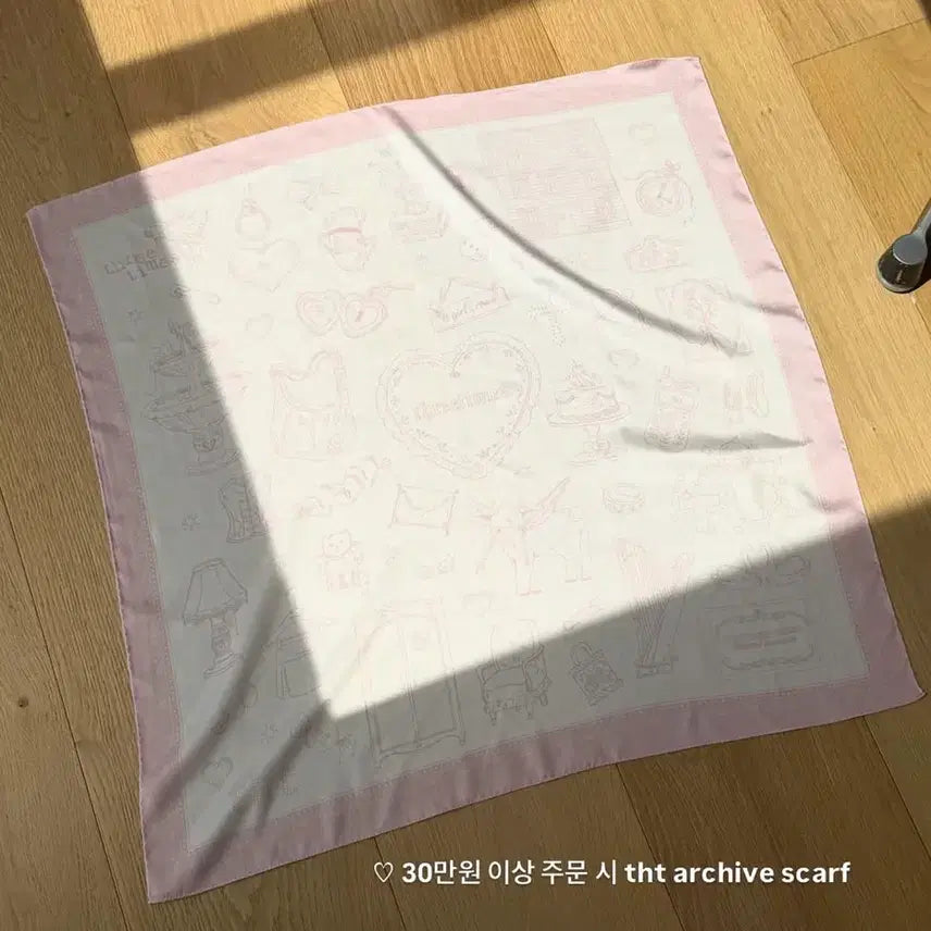 [BUNJANG] Three Times 8th Anniversary Scarf (Sealed) / 미개봉 threetimess 8주년 스카프