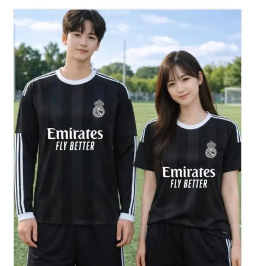 [BUNJANG] Real Madrid Black Short Sleeve Soccer Jersey S / 반팔 축구복 레알 마드리드 검정 검은색 반티 양도