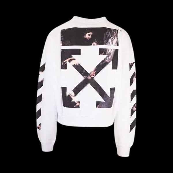 [BUNJANG] Off-White Dripping Arrows Sweatshirt / 오프화이트 드리핑애로우 맨투맨
