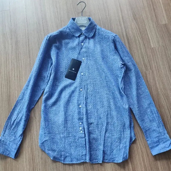 [BUNJANG] Matteucci Blue Patterned Italian Made Shirt / 마테우치 Matteucci 셔츠