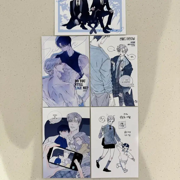 [BUNJANG] Artist Collection 'Even if I Like You' Artist Cyan Premium Matte Print (Set of 5) / 그래도 좋아해? 시옌 작가 프린티 프박 프린팅 박스 그조해
