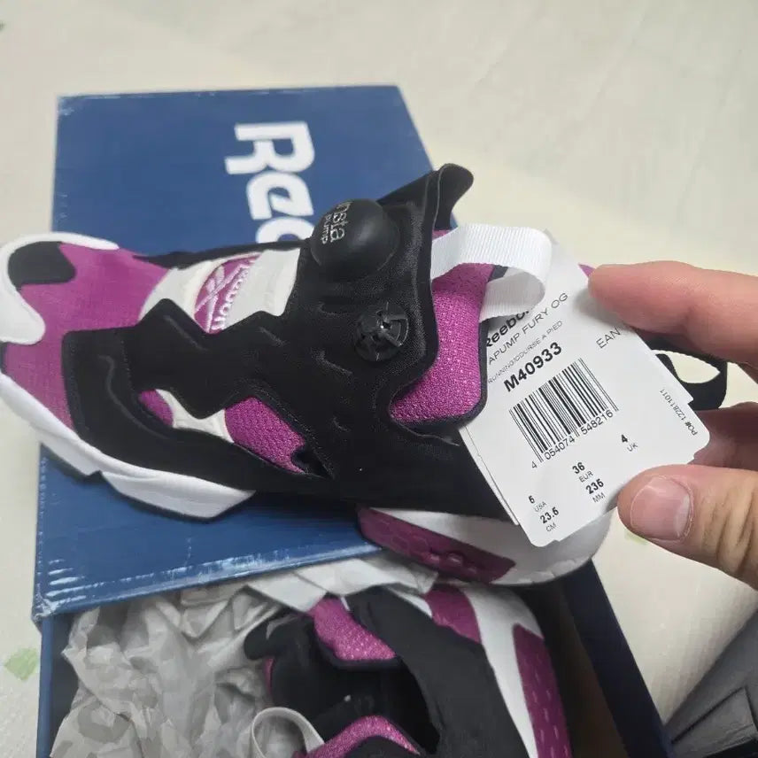 [BUNJANG] Reebok Instapump Fury OG M40933 Purple / 리복 인스타펌프 퓨리 OG M40933 보라색