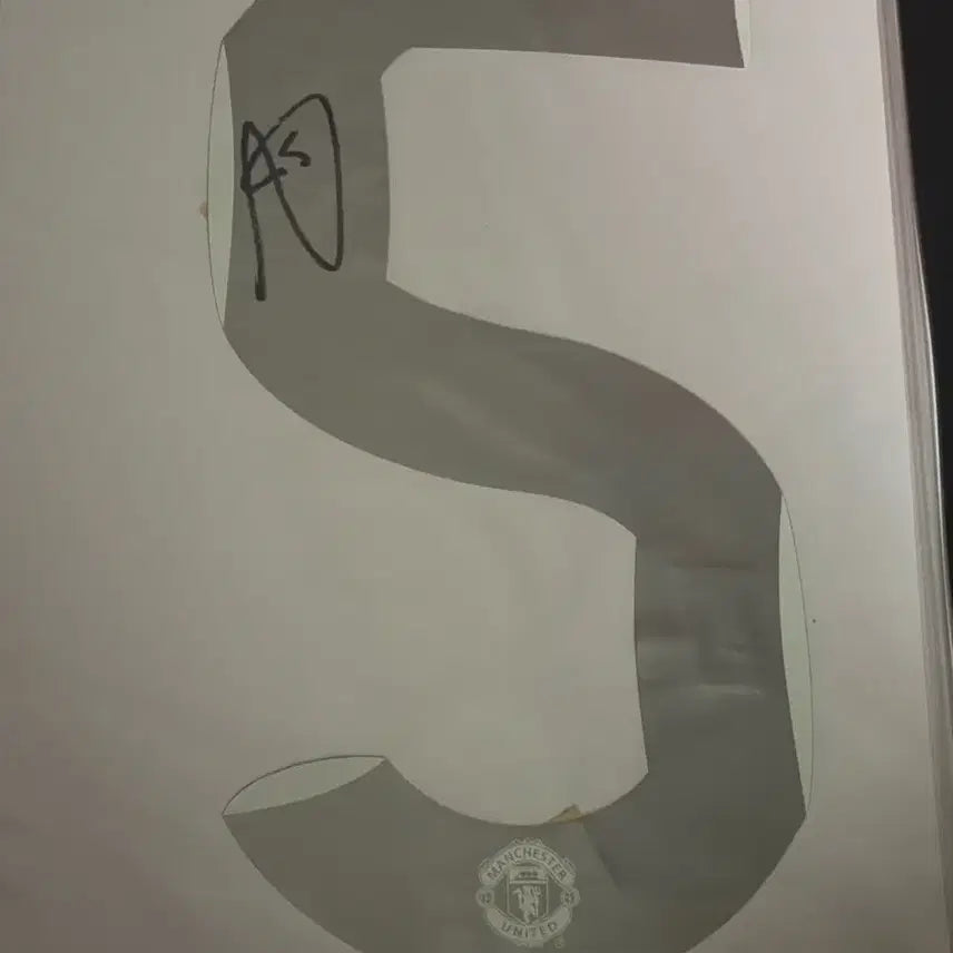 [BUNJANG] Manchester United Signed Jersey Numbers for Swap / 맨유 마킹지 사인 교환