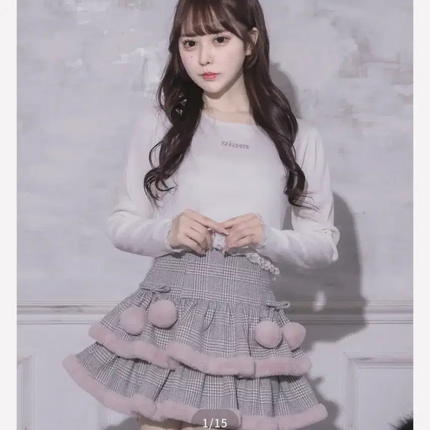 [BUNJANG] Fieum Fur Skirt / 교판) 피움 퍼 스커트 /셋업블라우스원피스로지타리즈리사허니뮤마즈시허니