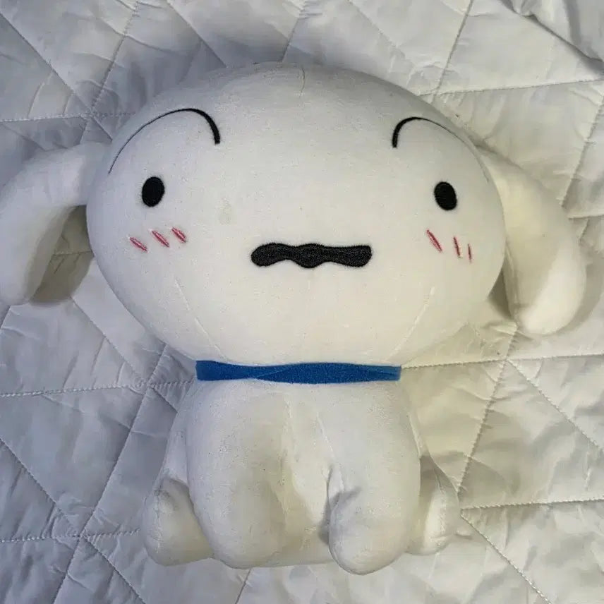 [BUNJANG] Crayon Shin-chan White Dog (Shiro) Medium Plush / 짱구는 못말려 흰둥이 중형인형