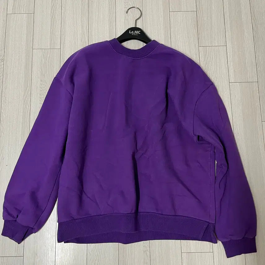 [BUNJANG] Fromgirls Fleece Sweatshirt Purple / 프롬걸즈 기모 맨투맨 보라색