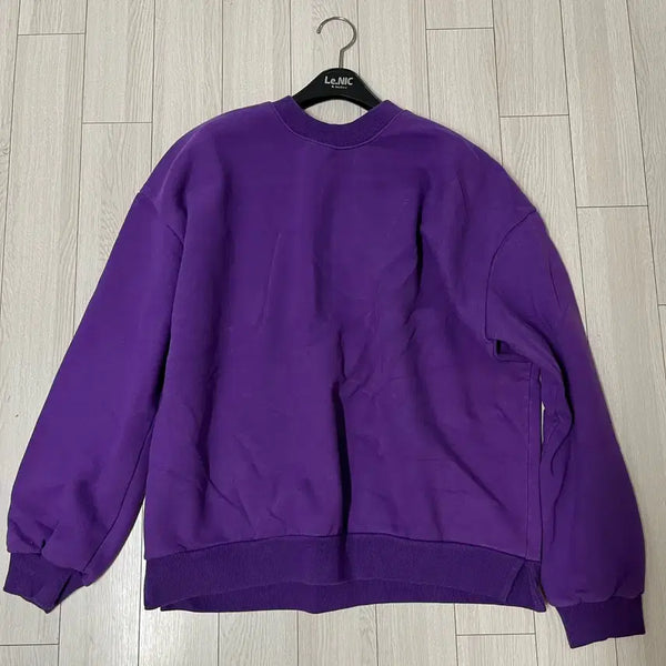 [BUNJANG] Fromgirls Fleece Sweatshirt Purple / 프롬걸즈 기모 맨투맨 보라색