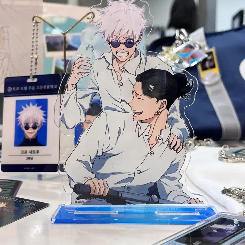 [BUNJANG] Jujutsu Kaisen Kaigyoku Gyokusetu Acrylic Stand Gojo & Geto (Sealed) / 주술회전 팝업 회옥옥절 아크릴 스탠드 고죠 게토 미개봉