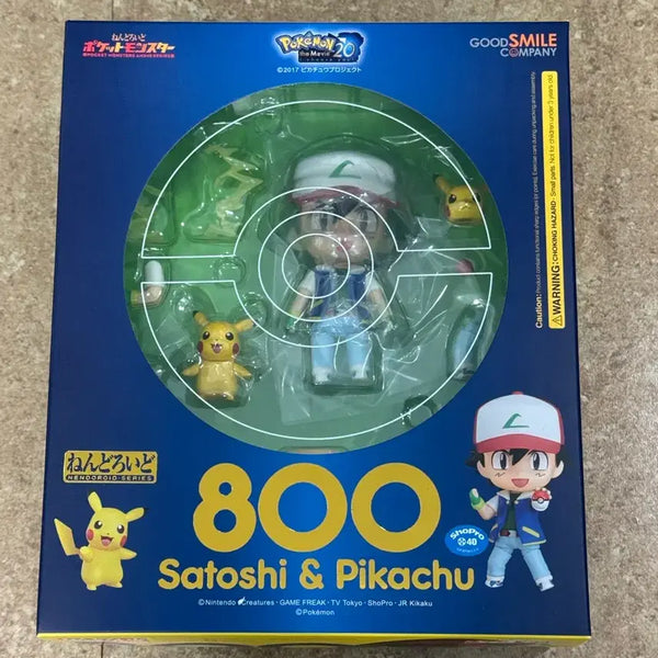 [BUNJANG] Good Smile Company Pokemon Satoshi & Pikachu Nendoroid #800 / 굿스마일 포켓몬스터 사토시&피카츄 넨도로이드 800