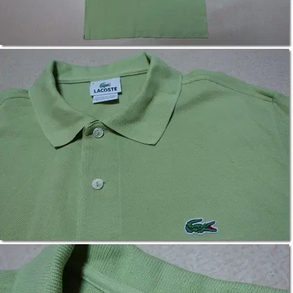 [BUNJANG] Lacoste Short Sleeve Polo Shirt Pistachio / 라코스테/반팔카라티 피스타치오 /반팔티/06
