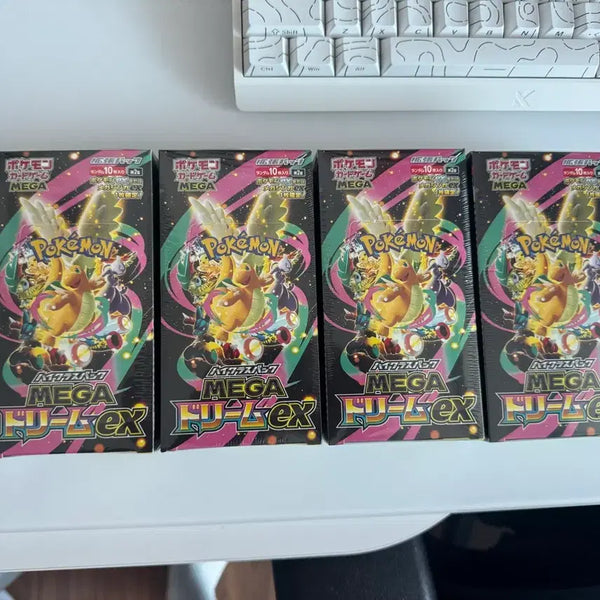 [BUNJANG] Pokémon Card Mega Dream EX Japanese Edition 4 Boxes / [일본판]포켓몬카드 메가드림ex 4박스 팔아요!