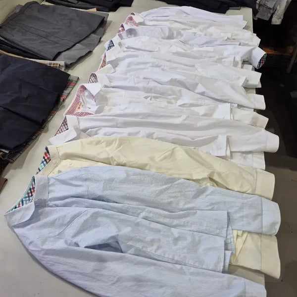 [BUNJANG] Used Women's School Uniform Long Sleeve Shirts - Size 90 (10 pcs) / 중고여성 교복긴팔셔츠 사이즈 90. 10장
