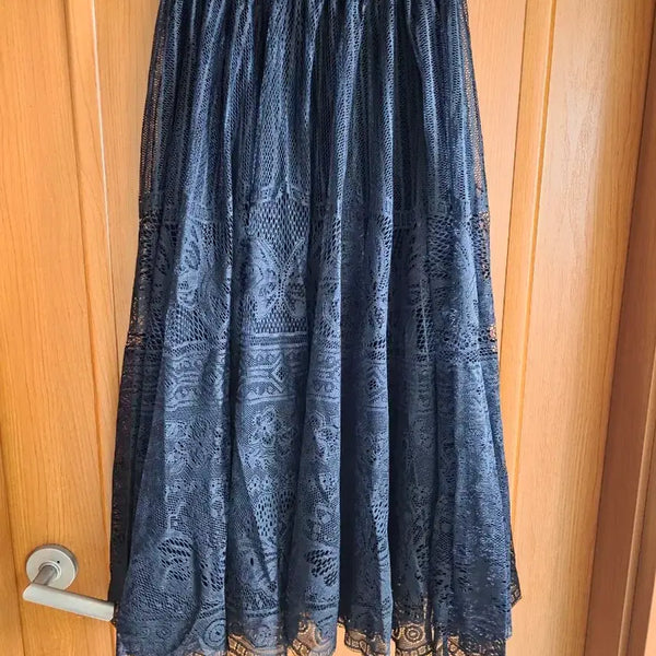 [BUNJANG] Reversible Lace Skirt / (새상품)  러블리 레이스 양면 리버시블 샤스커트