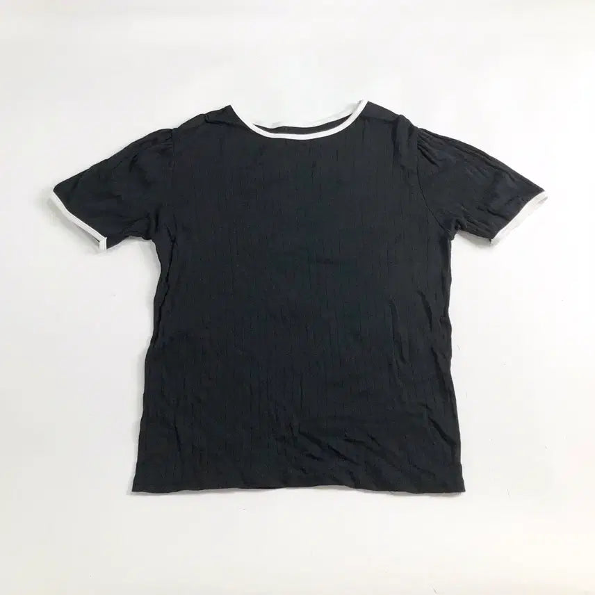 [BUNJANG] Colorblock Short Sleeve T-Shirt / 배색 반팔 티셔츠