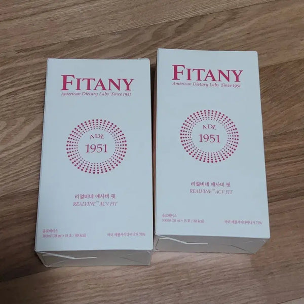 [BUNJANG] Pitani Real Vine Apple Cider Vinegar Drink 300ml (2-Pack) / 피타니 리얼비네 애사비 핏 300ml 2개