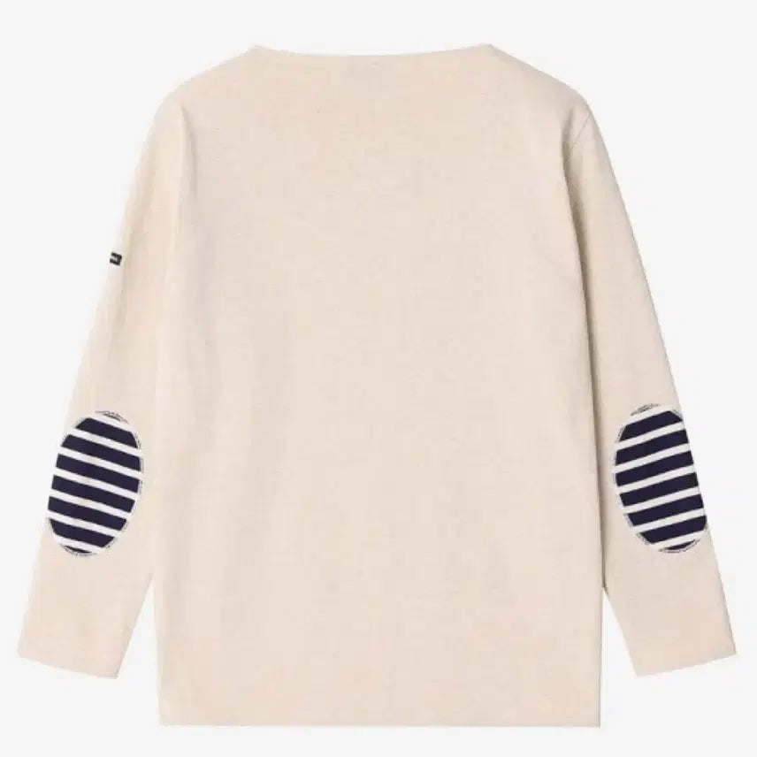 [BUNJANG] Saint James Meridien Solid Elbow Patch T-Shirt / 세인트제임스 메르디앙 솔리드 엘보 패치