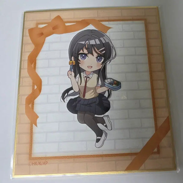 [BUNJANG] Seishun Buta Yarou Sakurajima Mai Shikishi Board / 청춘돼지 사쿠라지마 마이 색지 청춘 돼지
