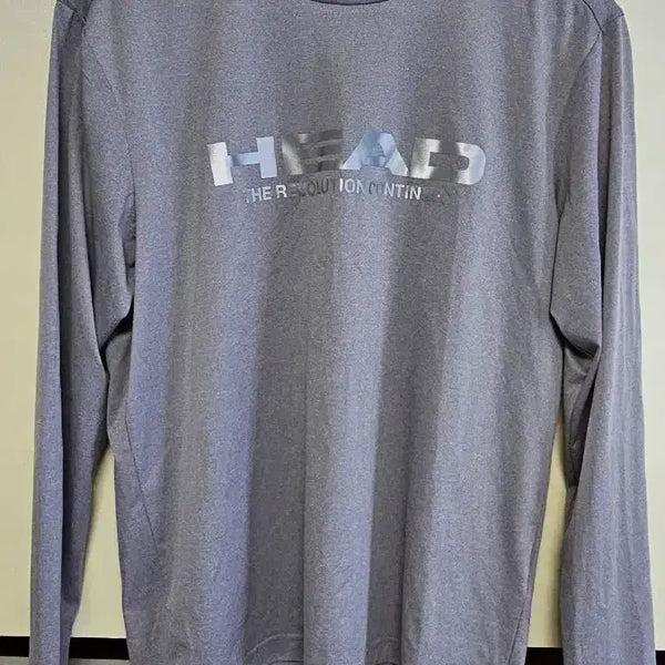 [BUNJANG] HEAD Long Sleeve T-Shirt Gray Size 100 / 헤드 긴팔 티셔츠 그레이 100