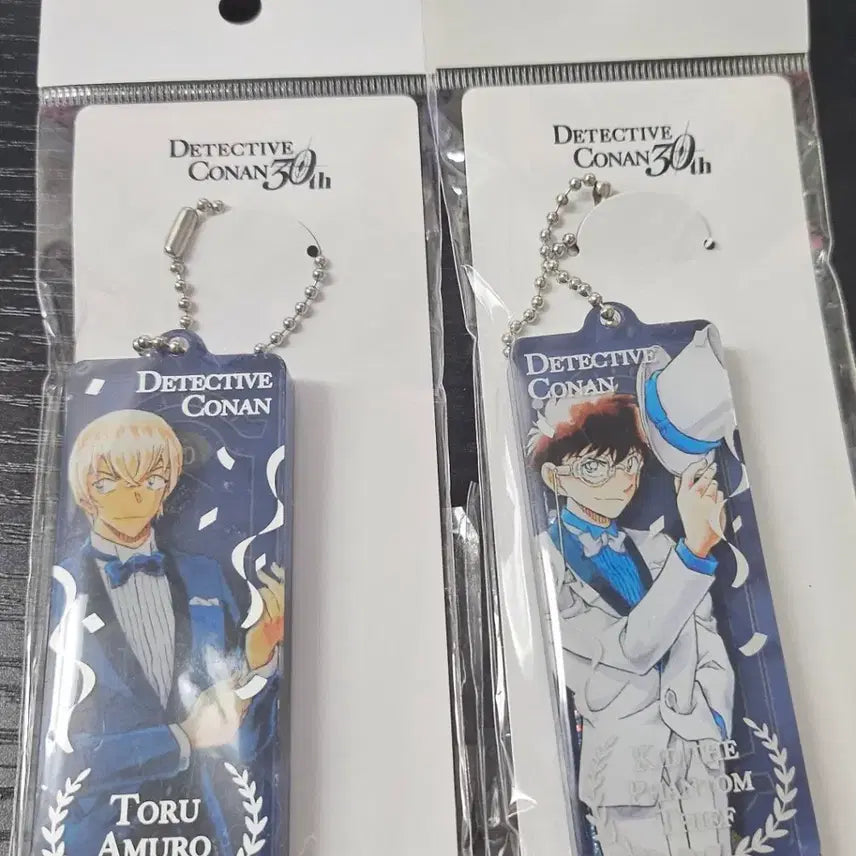[BUNJANG] Detective Conan 30th Anniversary Acrylic Keychain - Toru Amuro / Kaito Kid / 명탐정 코난 30주년 아크릴 키링 아무로토오루/괴도 키드