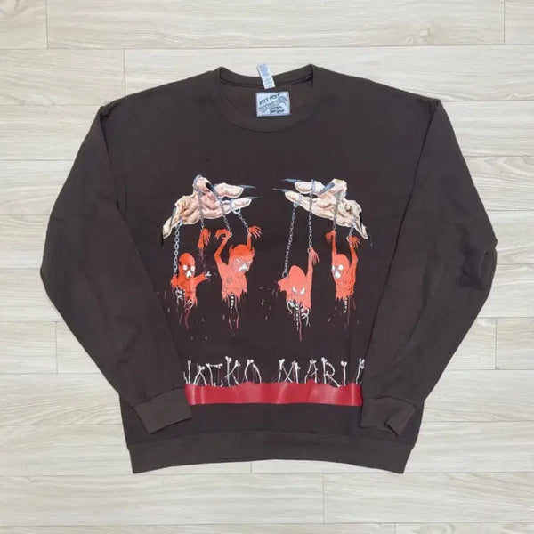 [BUNJANG] Wackomaria Neckface Sweatshirt L / 와코마리아 스웻