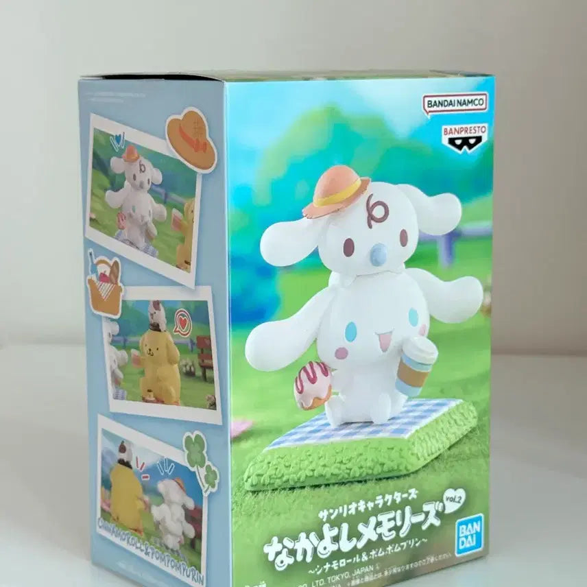 [BUNJANG] Sanrio Characters Nakayoshi Memories Cinnamoroll & Pompompurin Figure Set (Bandai Namco) / 산리오 캐릭터즈 나카요시 메모리즈 시나모롤 밀크 피규어 반다이남코