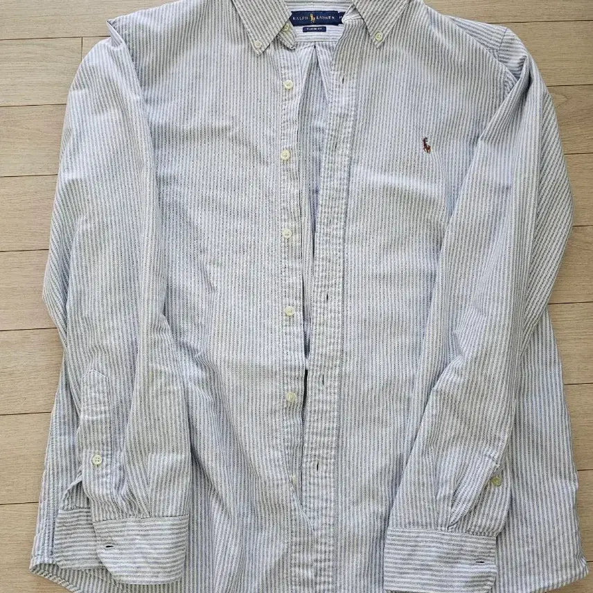 [BUNJANG] Polo Ralph Lauren Striped Oxford Shirt / 폴로 랄프로렌 스트라이프 셔츠