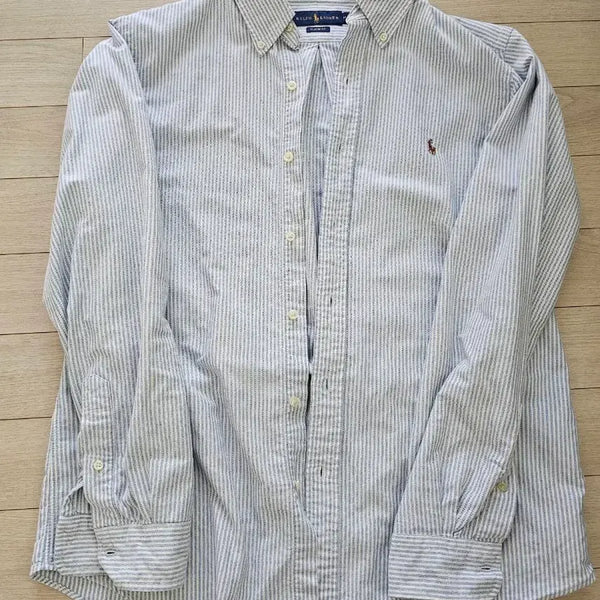 [BUNJANG] Polo Ralph Lauren Striped Oxford Shirt / 폴로 랄프로렌 스트라이프 셔츠