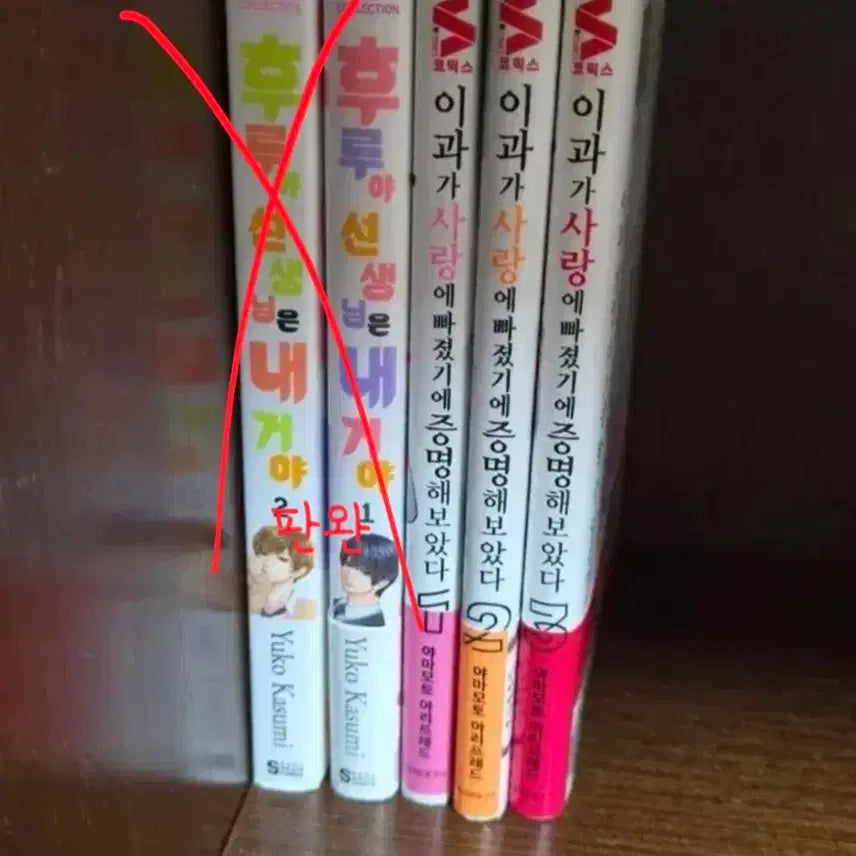 [BUNJANG] My Girlfriend and Boyfriend - Proof of Love: Volumes 1-3 / 일본 순정만화