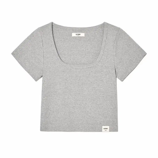 [BUNJANG] Glonni G Classic U Neck T-Shirt Grey / 글로니 G classic u neck t 지클래식 유넥티 그레이 판매