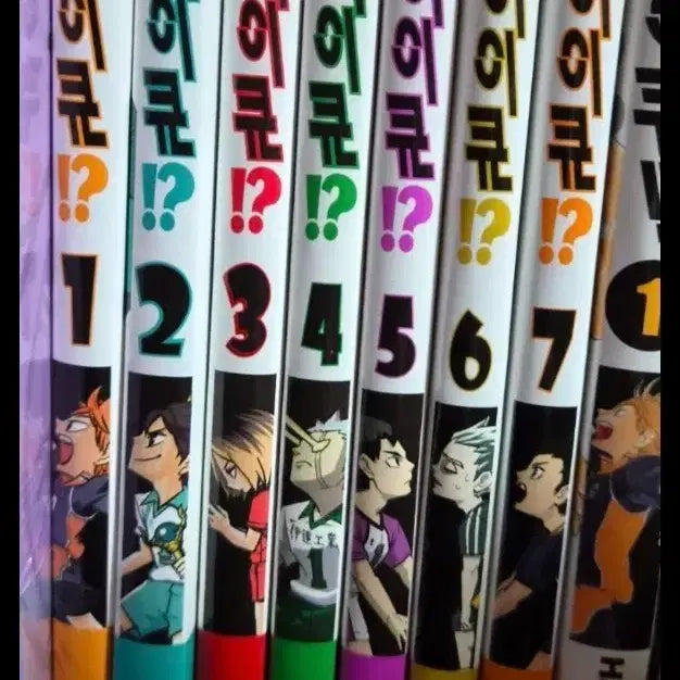 [BUNJANG] Haikyu!! Spin-off Manga Volumes 1-7 & Haikyu!! Trading Cards Bundle Set / 렛츠 하이큐(스핀오프) 1~7권&하이큐 카드 18장 일괄 세트 판매