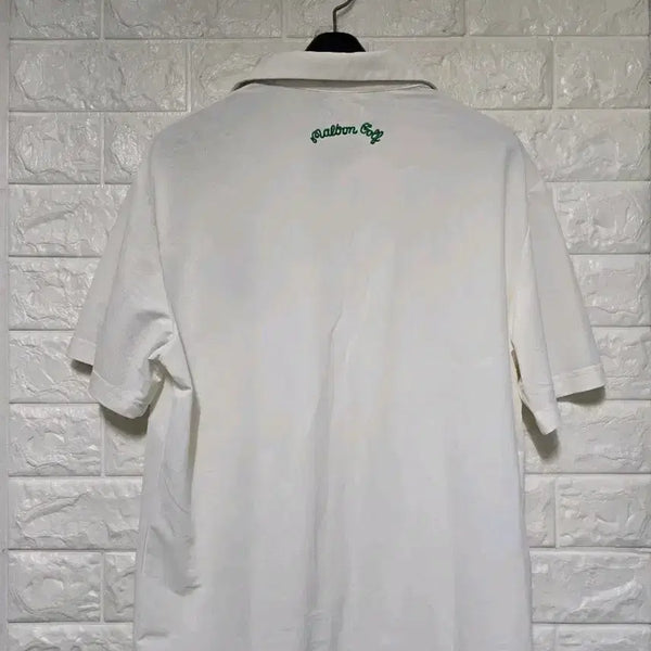 [BUNJANG] Malbon Functional Golf Shirt L White / 말본기능성 골프셔츠  L 미사용